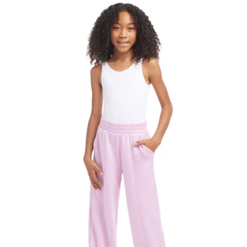 ✨ NWT Danskin Girls Ultra-Soft Lounge Pants - Pink (7/8, 10/12) Play Comfy Style